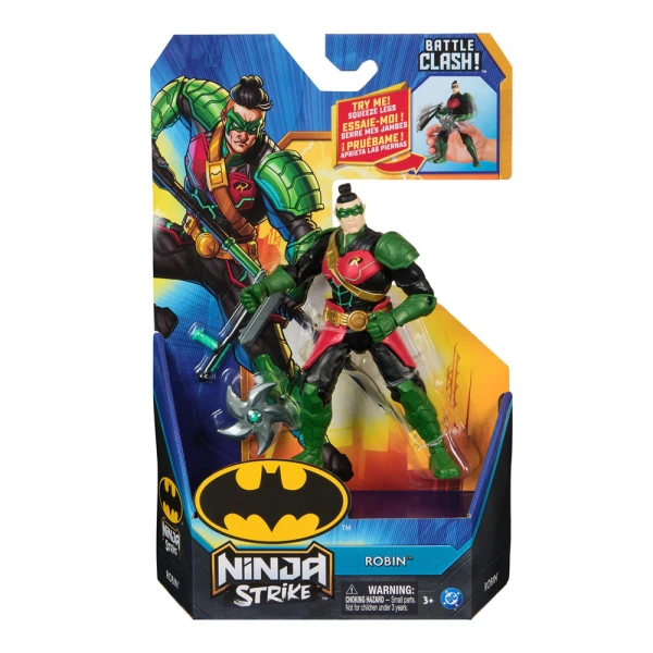 BATMAN NINJA STRIKE FIGURES WITH BATTLE MOVEMENT 15 cm - 4 DESIGNS
