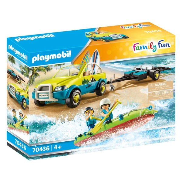 PLAYMOBIL FAMILY FUN HOTEL ΑΥΤΟΚΙΝΗΤΟ ΜΕ ΑΝΟΙΚΤΗ ΟΡΟΦΗ ΚΑΙ ΚΑΝΟ