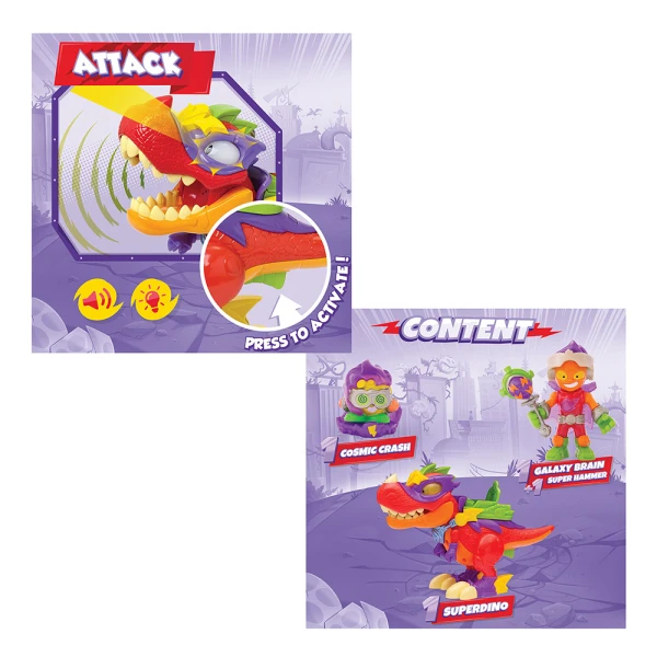 SUPERTHINGS DINOSAUR WITH SUPERDINO V-REX FORS AGES 3+