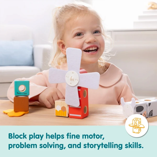 MELISSA & DOUG BLOCKABLES FARM FRIENDS