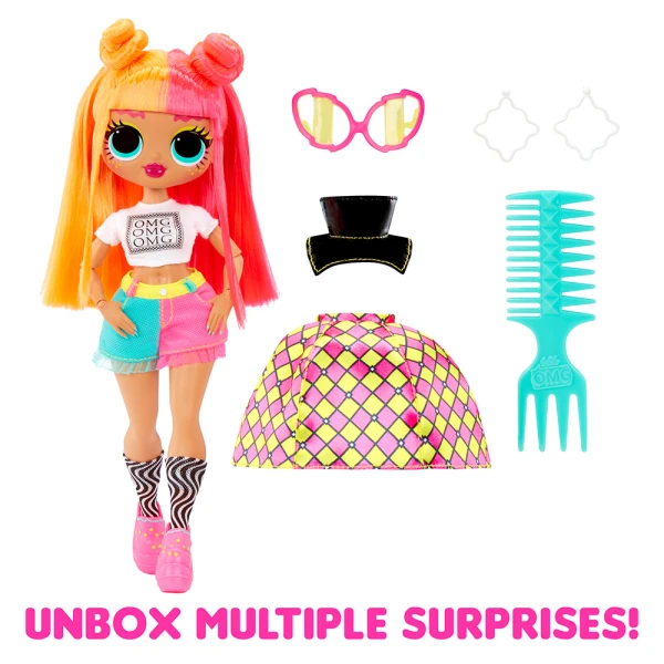 L.O.L. SURPRISE O.M.G. HoS DOLL ΚΟΥΚΛΑ NEONLICIOUS