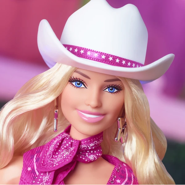 ΣΥΛΛΕΚΤΙΚΗ ΚΟΥΚΛΑ BARBIE MOVIE PINK WESTERN OUTFIT