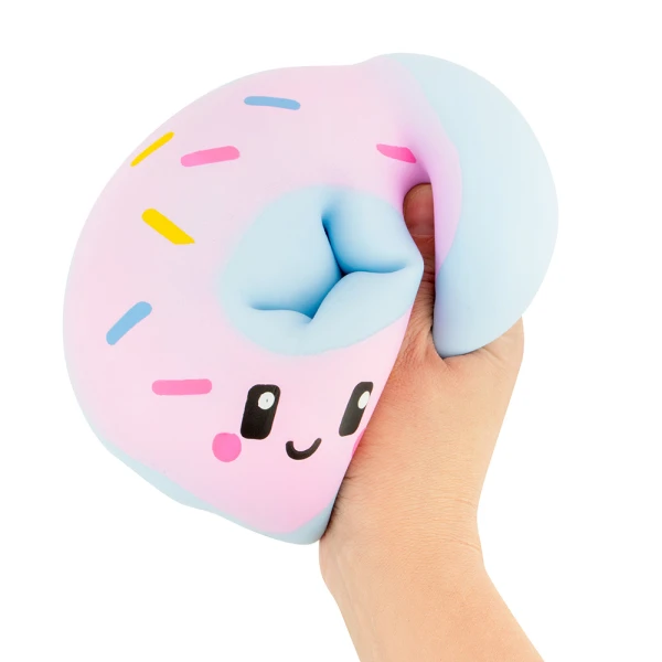 KEYCRAFT JUMBO SQUISHY DONUT - 3 COLORS