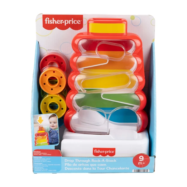 FISHER PRICE ΚΛΑΣΙΚΗ ΠΥΡΑΜΙΔΑ ΠΑΙΧΝΙΔΙ ΜΕ ΚΡΙΚΟΥΣ