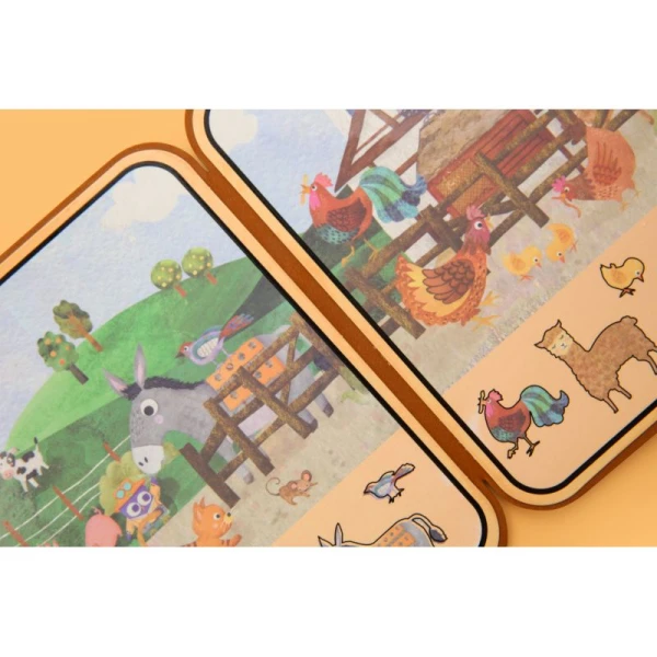 MAGNETIC FARM ANIMALS DOODLE BOOK