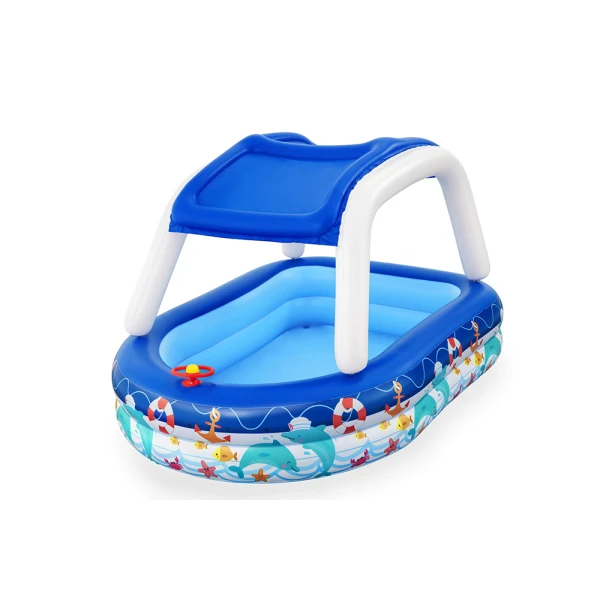 BESTWAY INFLATABLE FAMILY POOL 212X155X132 cm SEA CAPTAIN