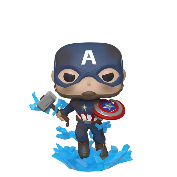 FUNKO POP! ΦΙΓΟΥΡΑ ΒΙΝΥΛΙΟΥ MARVEL AVENGERS END GAME CAPTAIN AMERICA BROKEN SHIELD & MJOLNIR 573