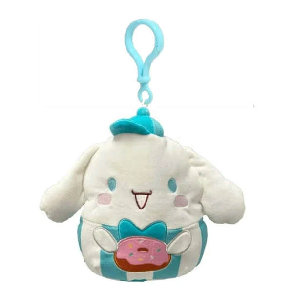 SQUISHMALLOWS SANRIO PLUSH KEYCHAIN 9 cm. FOOD TRUCK TREATS - CINNAMOROLL