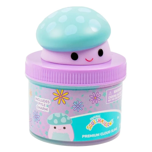 SQUISHMALLOWS ΑΡΩΜΑΤΙΚΟ CLOUD SLIME ΜΕ TOPPER ΣΕ ΒΑΖΑΚΙ W1 - PYLE THE MUSHROOM