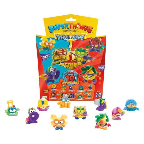 SUPERTHINGS ΜΙΚΡΟΠΛΑΣΜΑΤΑ RESCUE FORCE BLISTER 9+1 ΦΙΓΟΥΡΕΣ ΓΙΑ 4+ ΧΡΟΝΩΝ