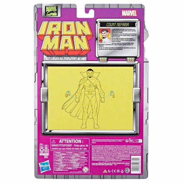 MARVEL LEGENDS RETRO IRON MAN ΣΥΛΛΕΚΤΙΚΗ ΦΙΓΟΥΡΑ 15 εκ. - COUNT NEFARIA