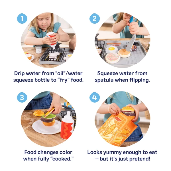 MELISSA & DOUG ΣΕΤ FLIP AND FRY ΓΚΡΙΛ