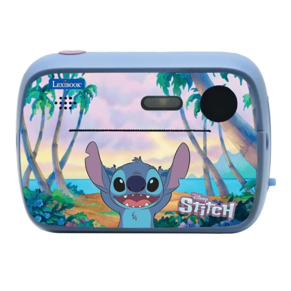 LEXIBOOK STITCH CAMERA WITH PRINTER, EFFECT AND SD CARD