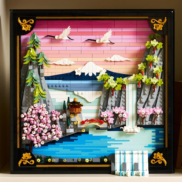 LEGO® ART ΙΑΠΩΝΙΚΟ ΤΟΠΙΟ ΜΕ ΑΝΘΙΣΜΕΝΕΣ ΚΕΡΑΣΙΕΣ