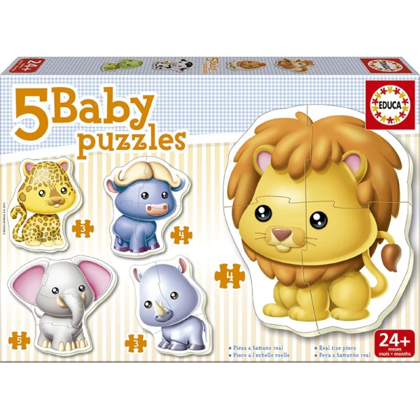EDUCA BEBE ΠΑΖΛ 24 ΜΗΝΩΝ WILD ANIMALS