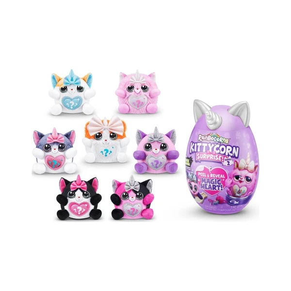 RAINBOCORNS EGG KITTYCORN SERIES 2 - 7 DESIGNS