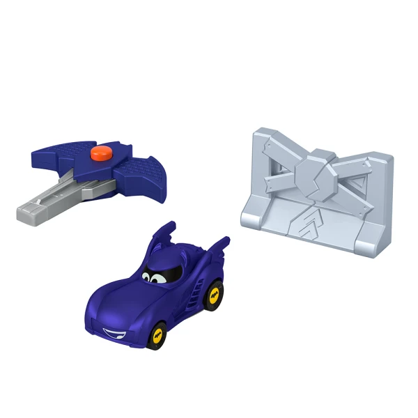 FISHER PRICE BATWHEELS ΟΧΗΜΑ ΜΕ ΑΞΕΣΟΥΑΡ - KEY CAR RACER BAM THE BATMOBILE