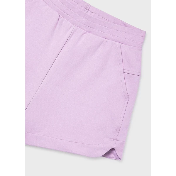 MAYORAL SHORTS FLEECE BASIC LILAC 
