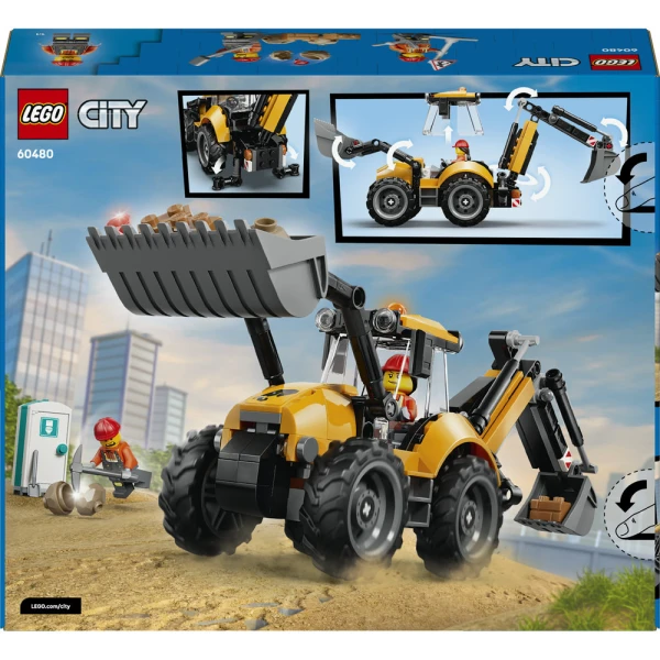 LEGO® CITY YELLOW BACKHOE LOADER