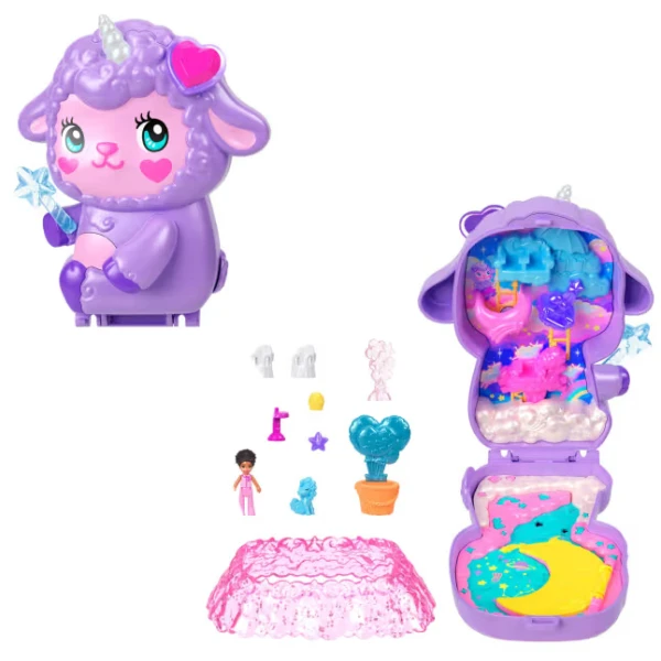 POLLY MINI - THE WORLD OF POLLY SET - COZY DREAMLAND LAMB COMPACT