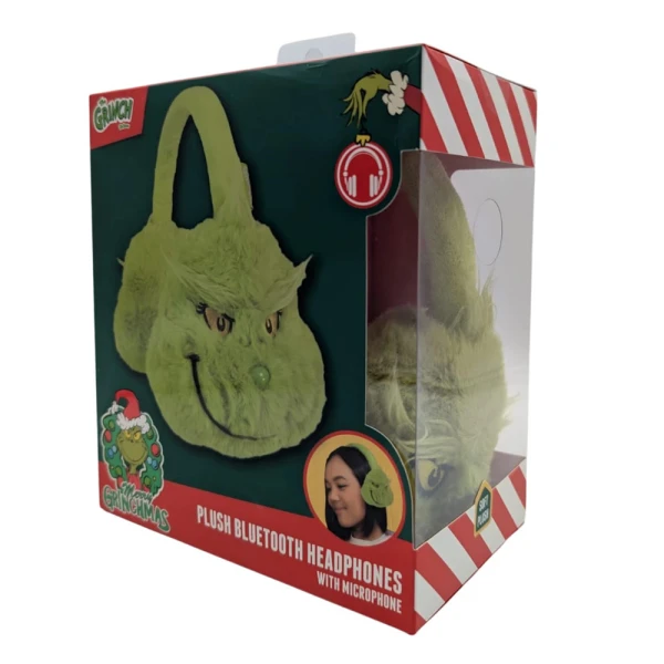 LAZERBUILT GRINCH  BLUETOOTH HEADPHONES WITH MICROPHONE