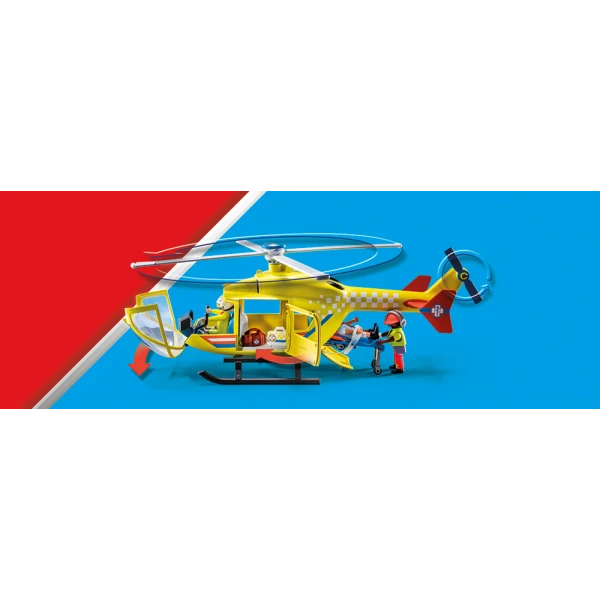 PLAYMOBIL CITY LIFE MEDICAL HELICOPTER