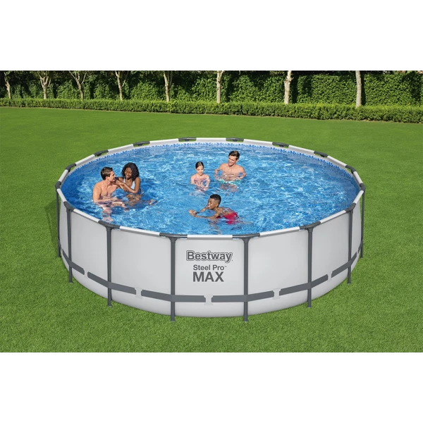 BESTWAY POOL SET 488X122 cm STEEL PRO MAX 