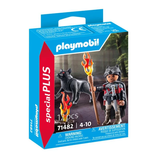 PLAYMOBIL SPECIAL PLUS ΠΟΛΕΜΙΣΤΗΣ ΜΕ ΛΥΚΟ