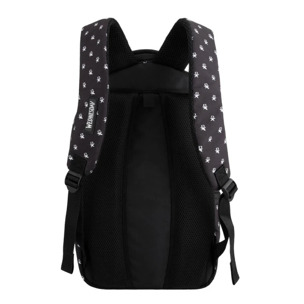 MUST SCHOOL BACKPACK ART 1 CENTRAL CASE WEDNESDAY NO HUG ZONE