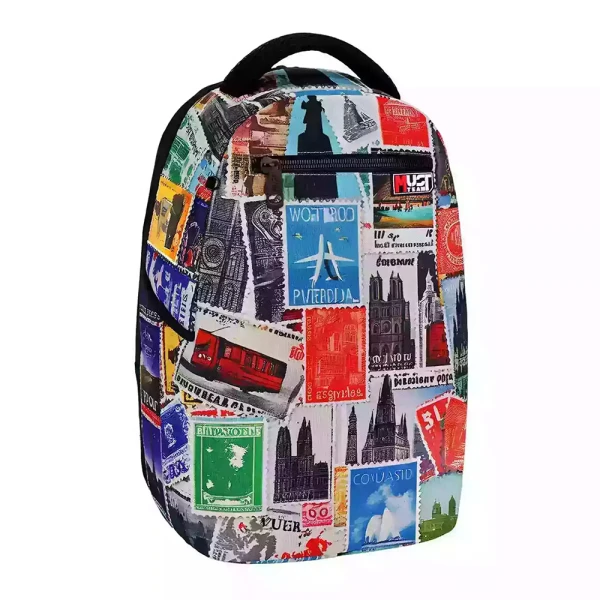 MUST TEAM BACKPACK 29,7Χ17,5Χ46 cm POSTAGE STAMPS