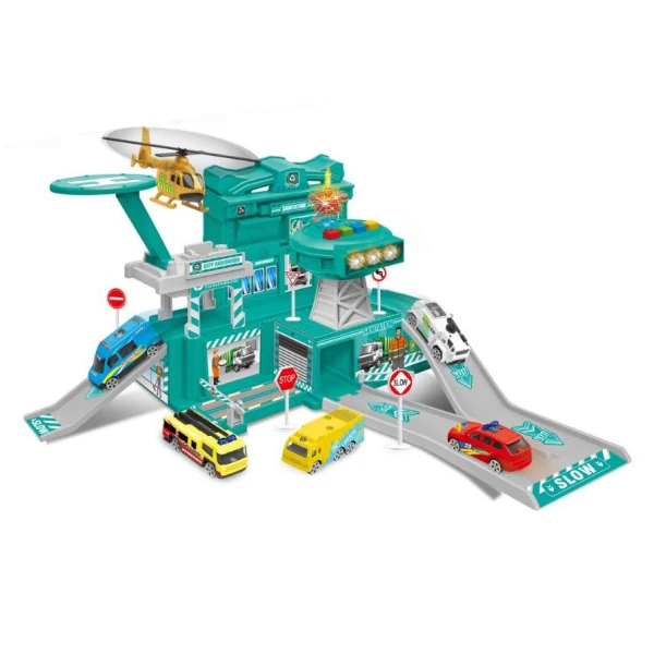 SANITATION STATION SET WITH AIRCRAFT SOUND AND LIGHT