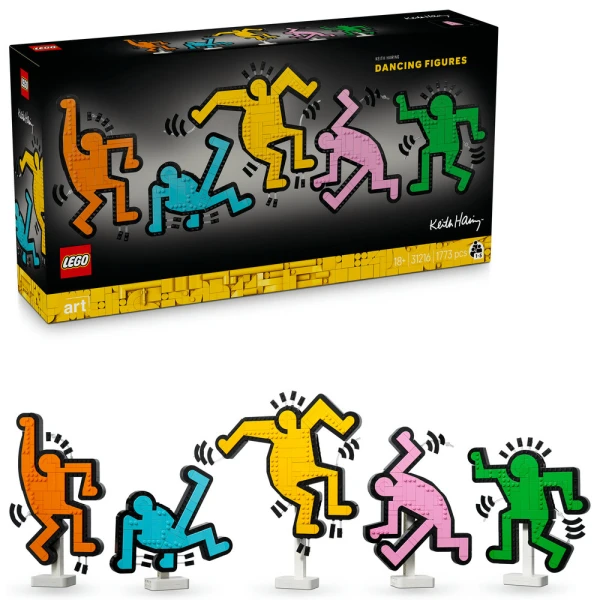 LEGO® ART KEITH HARING – DANCING FIGURES