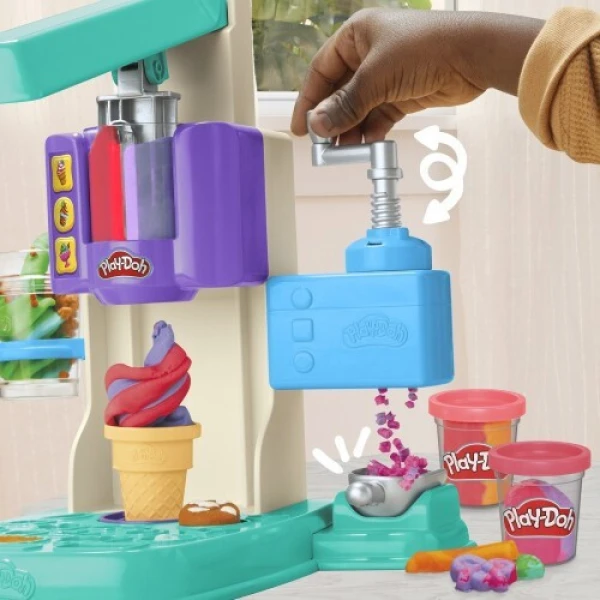 PLAY-DOH ΣΕΤ ΠΑΙΧΝΙΔΙΟΥ RAINBOW SWIRL ICE CREAM