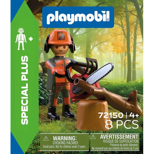 PLAYMOBIL SPECIAL PLUS ΞΥΛΟΚΟΠΟΣ ΜΕ ΑΛΥΣΟΠΡΙΟΝΟ