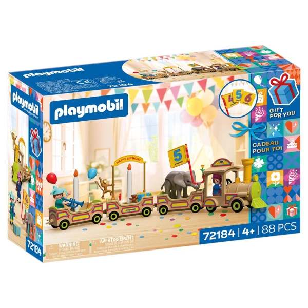 PLAYMOBIL GIFT COLLECTION BIRTHDAY TRAIN