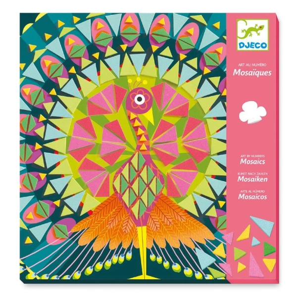 DJECO MOSAIC CONSTRUCTION PEACOCK 