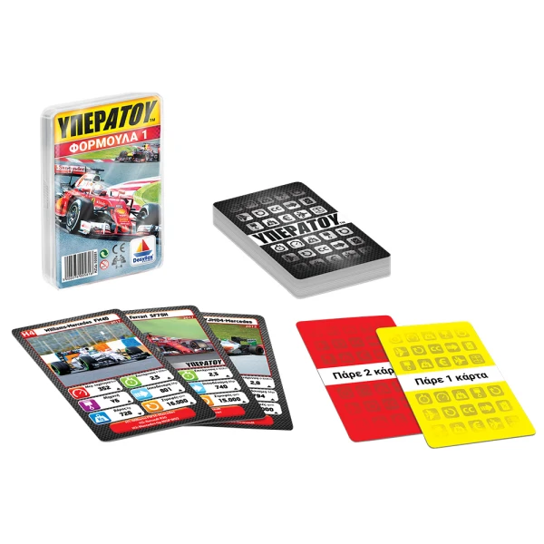 TABLE CARDS GAME YPERATOU FORMULA 1