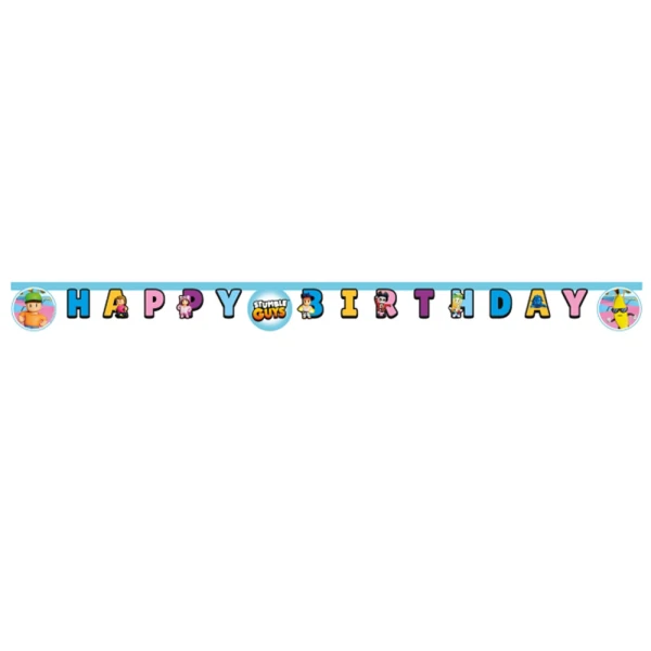 PAPER LETTERS GARLAND HAPPY BIRTHDAY STUMBLE GUYS