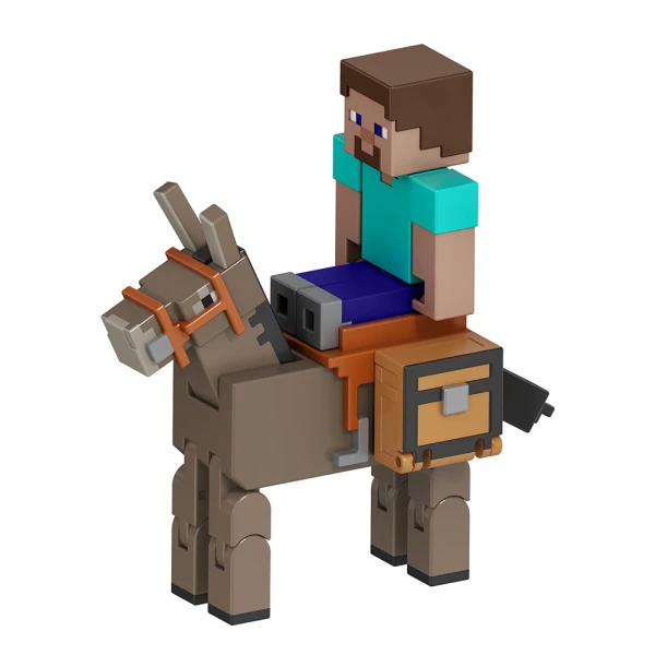 MINECRAFT ΣΕΤ 2 ΦΙΓΟΥΡΕΣ - STEVE & DONKEY