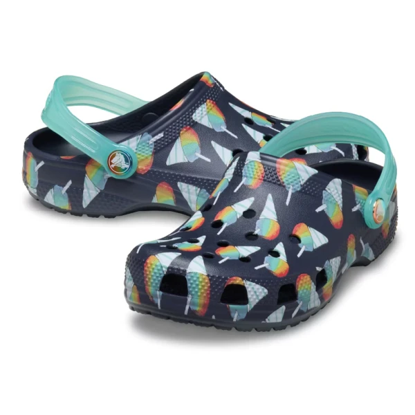 CROCS CLASSIC CLOG K SNOW CONE NAVY