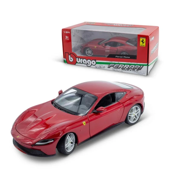 BBURAGO 1:24 FERRARI ROMA RED