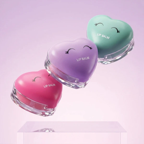 HAPPIHOBBI LIP BALM SPARKLE LOVE - 3 ΣΧΕΔΙΑ