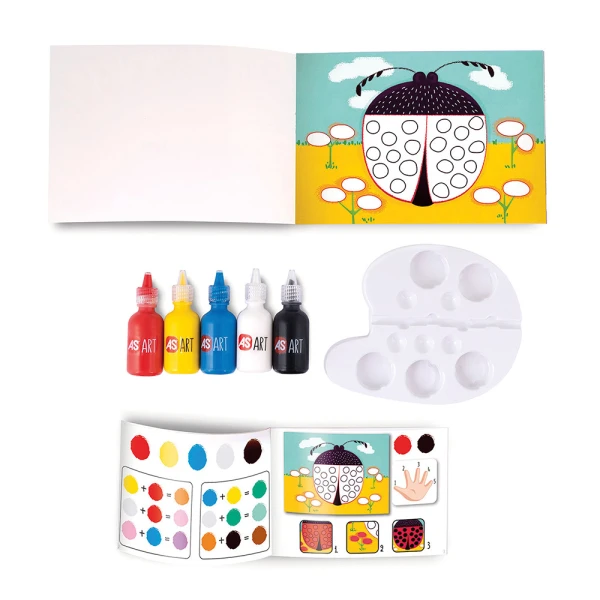 HAPPIHOBBI ART MY FIRST FINGER PAINTS FOR AGES 3+