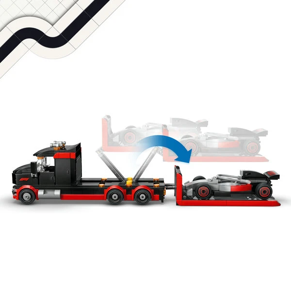 LEGO® CITY ΕΚΘΕΣΙΑΚΟ ΦΟΡΤΗΓΟ F1® ΜΕ ΑΓΩΝΙΣΤΙΚΟ ΑΥΤΟΚΙΝΗΤΟ AUDI F1®