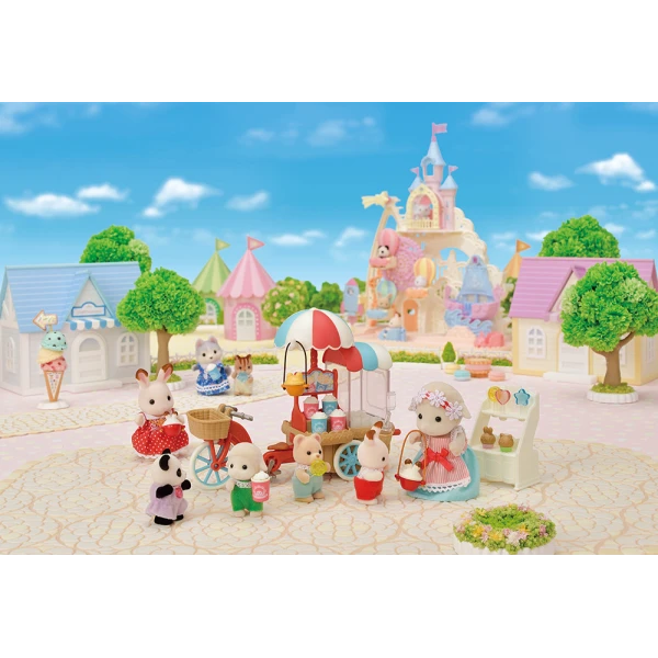 THE SYLVANIAN FAMILIES POPCORN DELIVERY TRIKE 5653
