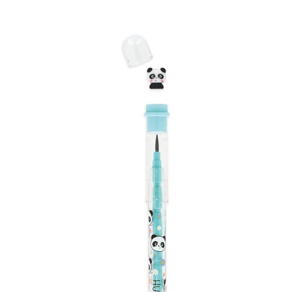 LEGAMI STACKABLE PENCIL WITH ERASER TAKE A TIP - PANDA