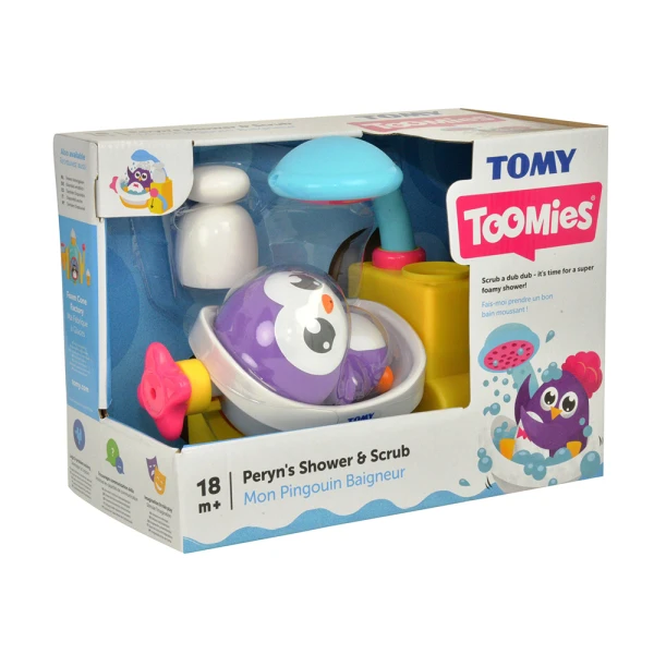TOMY TOOMIES ΒΡΕΦΙΚΟ ΠΑΙΧΝΙΔΙ ΜΠΑΝΙΟΥ ΠΙΓΚΟΥΙΝΟΣ ΣΤΟ ΜΠΑΝΙΟ ΓΙΑ 18+ ΜΗΝΩΝ