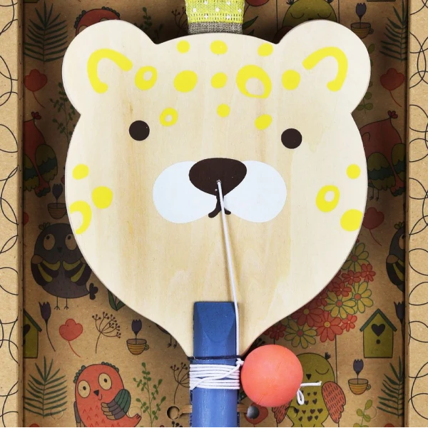 SYNCHRONIA HANDMADE CANDLE 30 cm ANIMAL RACKET - TIGER
