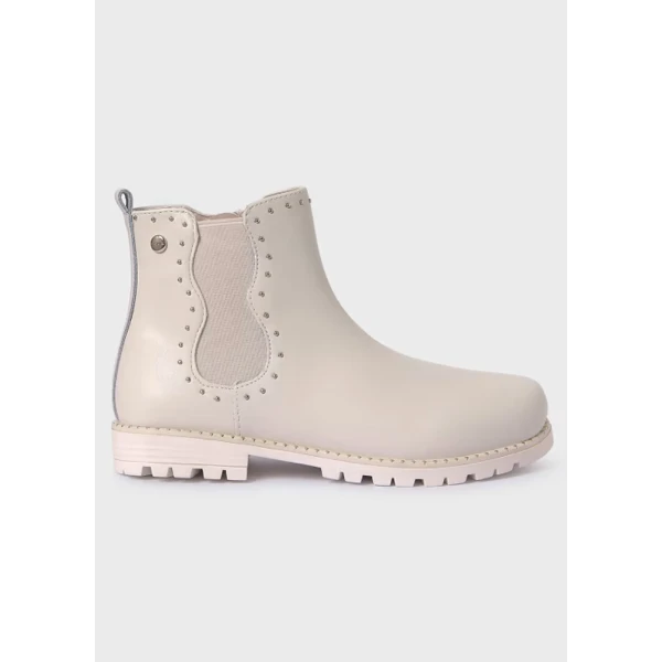 MAYORAL ANKLE BOOT BIKER CHELSEA ECRU
