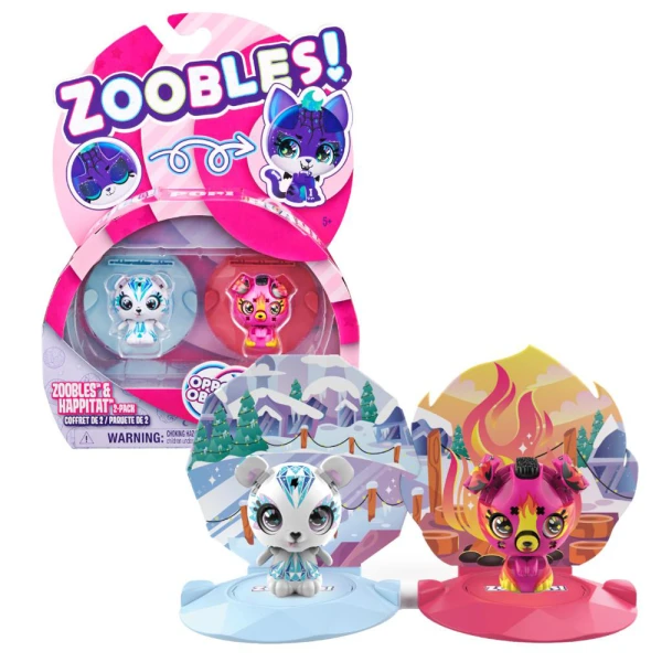 ZOOBLES ΖΩΑΚΙΑ ΣΕΤ ΤΩΝ 2